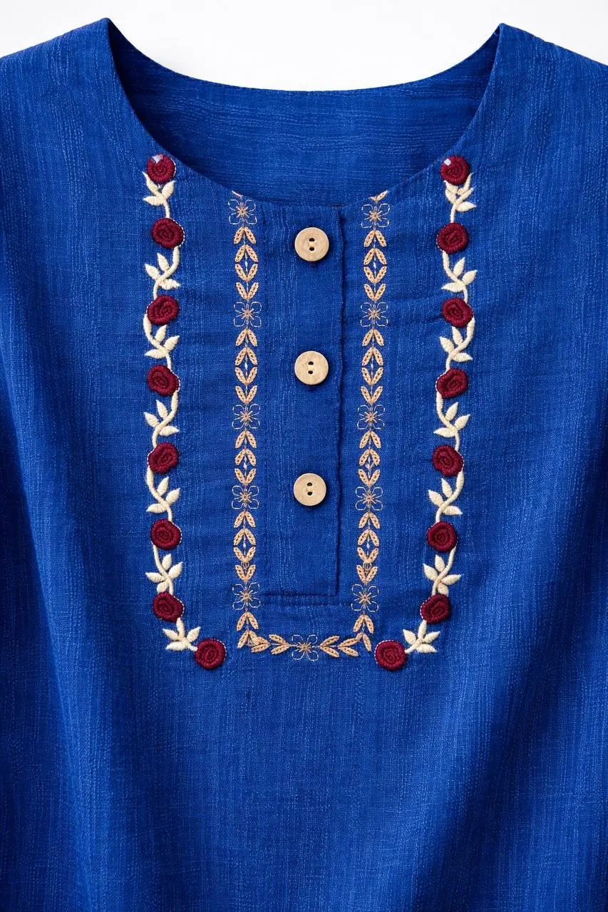 مانتو گلدوزی آیسو گندم